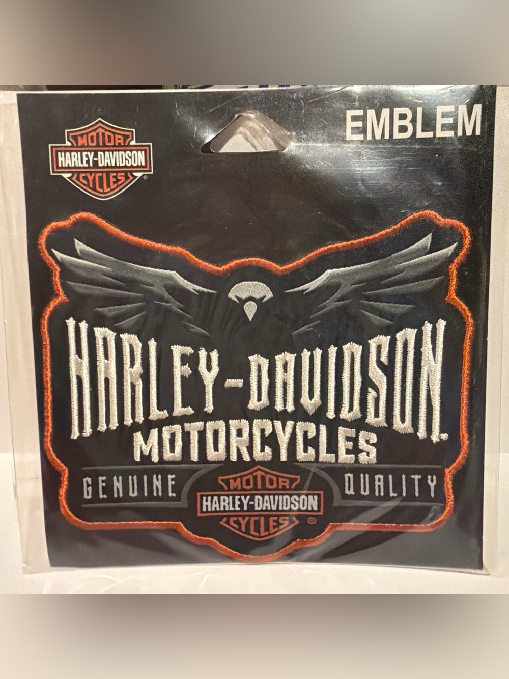Vintage Harley Davidson Sew on Patch